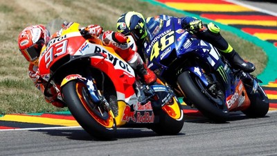 Ilustrasi balap motor (REUTERS/Fabrizio Bensch)