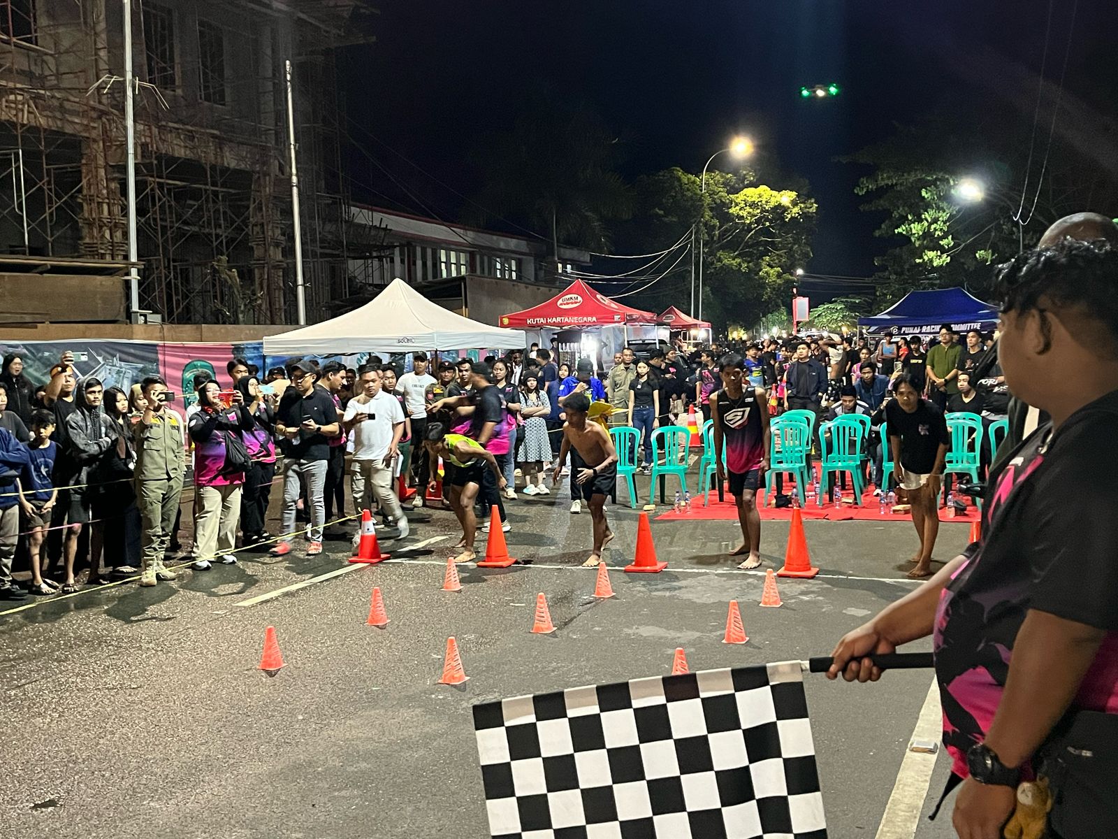 Pelaksanaan lomba run street ramadan di Kutai kartanegara. (Foto: MF/Sinarkaltim.id)