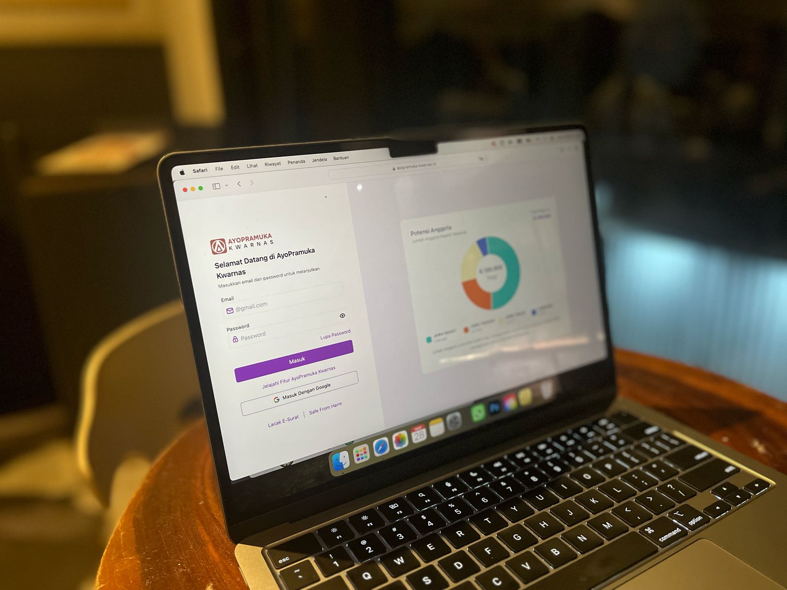 Aplikasi Ayo Pramuka sudah mulai dikenalkan di Kwarcab kabupaten kukar. (Foto: MF/Sinarkaltim.id)