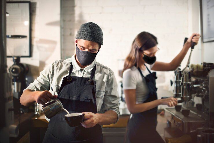 Ilustrasi barista (foto : freepik)