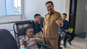 Kegiatan donor darah Diskominfo Kukar (istimewa)