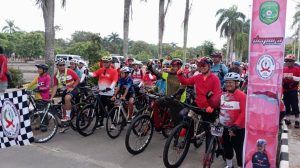 Kegiatan Fun Ride oleh Pemerintah Kabupaten Kutai Kartanegara bersama ISSI Kaltim. (Foto: HO-Dokumentasi Pribadi/Sinarkaltim.id)
