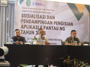 Sosialisasi dan Pendampingan Pengisian Aplikasi E-Pantau NG Tahun 2025 (foto : Tim Peliputan, Konten Kreator, dan Video Editor Diskominfo)
