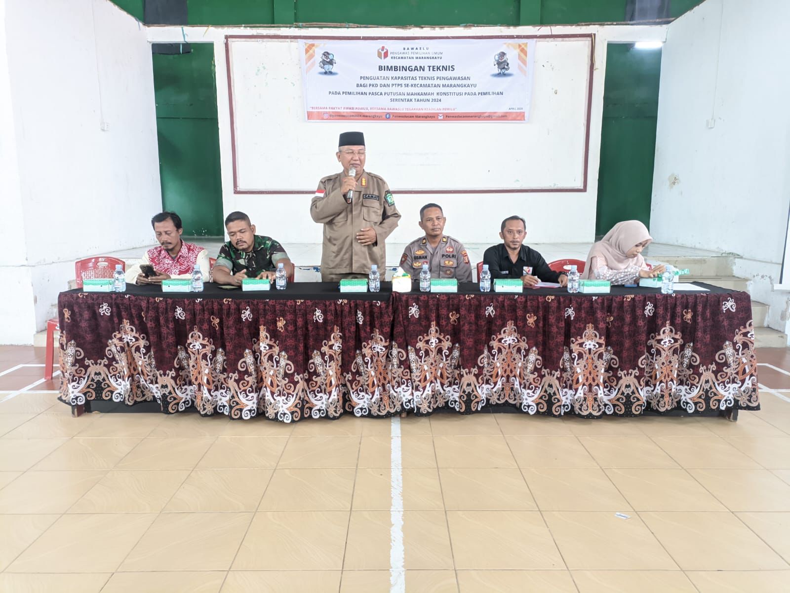 Kecamatan Marangkayu Gelar Bimtek Penguatan Kapasitas Teknis Pengawasan untuk PKD dan PTPS (foto : Kukar.go.id)