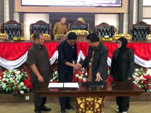 Rapat paripurna yang membahas rekomendasi terhadap Laporan Keterangan Pertanggungjawaban (LKPJ) Bupati Tahun Anggaran 2024