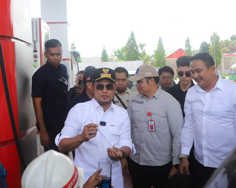 Gubernur Kalimantan Timur, Rudy Mas'ud saat melakukan inspeksi mendadak (sidak)