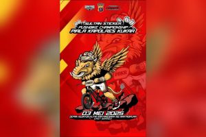 Pagelaran Push Bike yang bertajuk Sultan Sticker Pushbike Championship Piala Kukar Kapolres. (Foto: Pamflet polres)