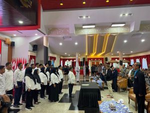 Pelantikan Bapopsi dan NPCI Kukar. (Foto: DokumentasiPribadi/Sinarkaltim.id)