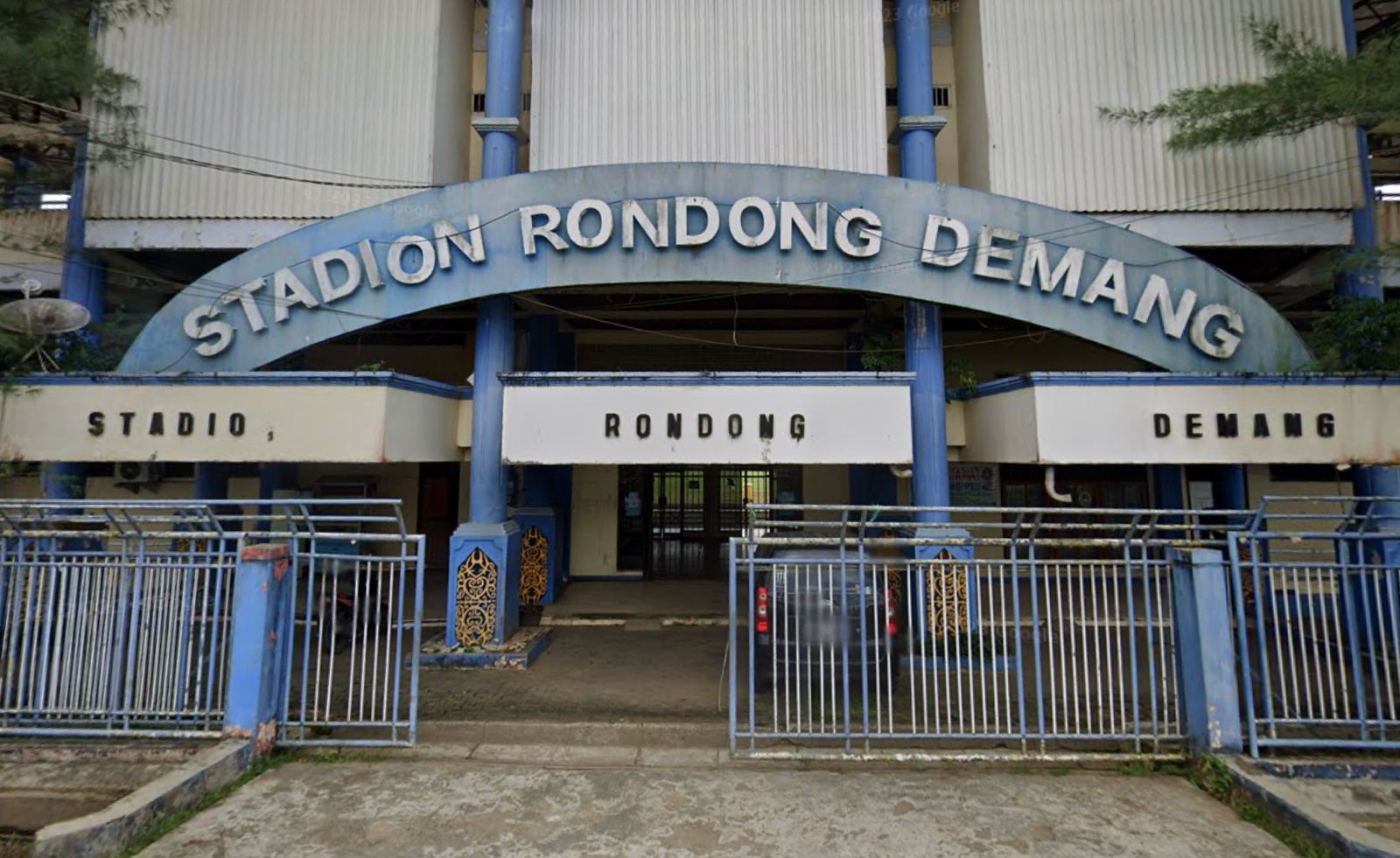 komplek stadion rondong demang yang akan dibangun gedung 3 lantai. (Foto: MF/Sinarkaltim.id)