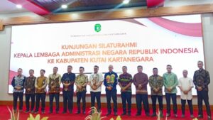 Kunjungan silaturahmi kepala lembaga administrasi negara (LAN) republik indonesia (RI) ke kabupaten kutai kartanegara (Kukar), Pendopo Bupati Kukar, Kamis (1/10/26).