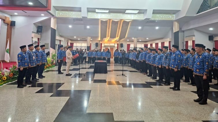 Pelantikan pejabat pemkab kukar.