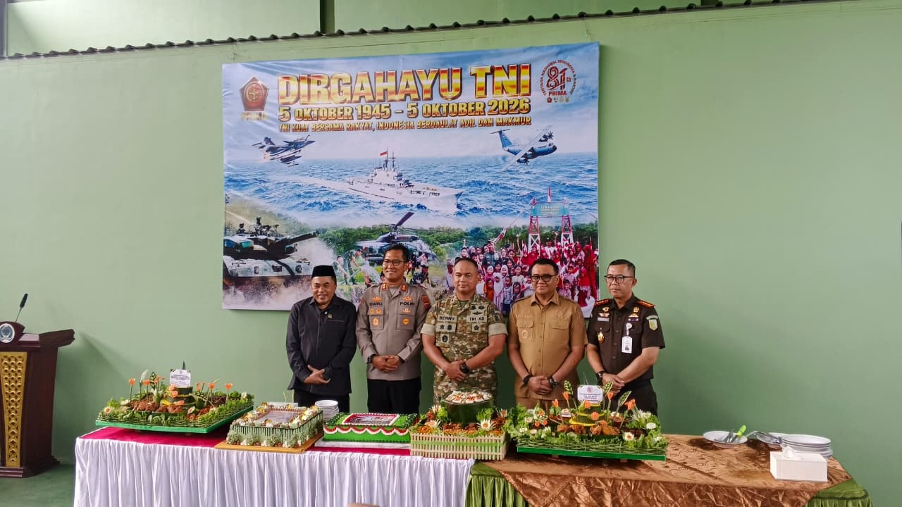 Memperingati HUT ke-81 TNI Tahun 2026.