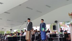 Suasana Upacara Peringatan Hari Santri.